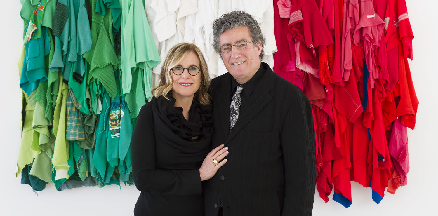Giorgio Spanu e Nancy Olnick, fondatori di Magazzino Italian Art (Foto di Marco Anelli)