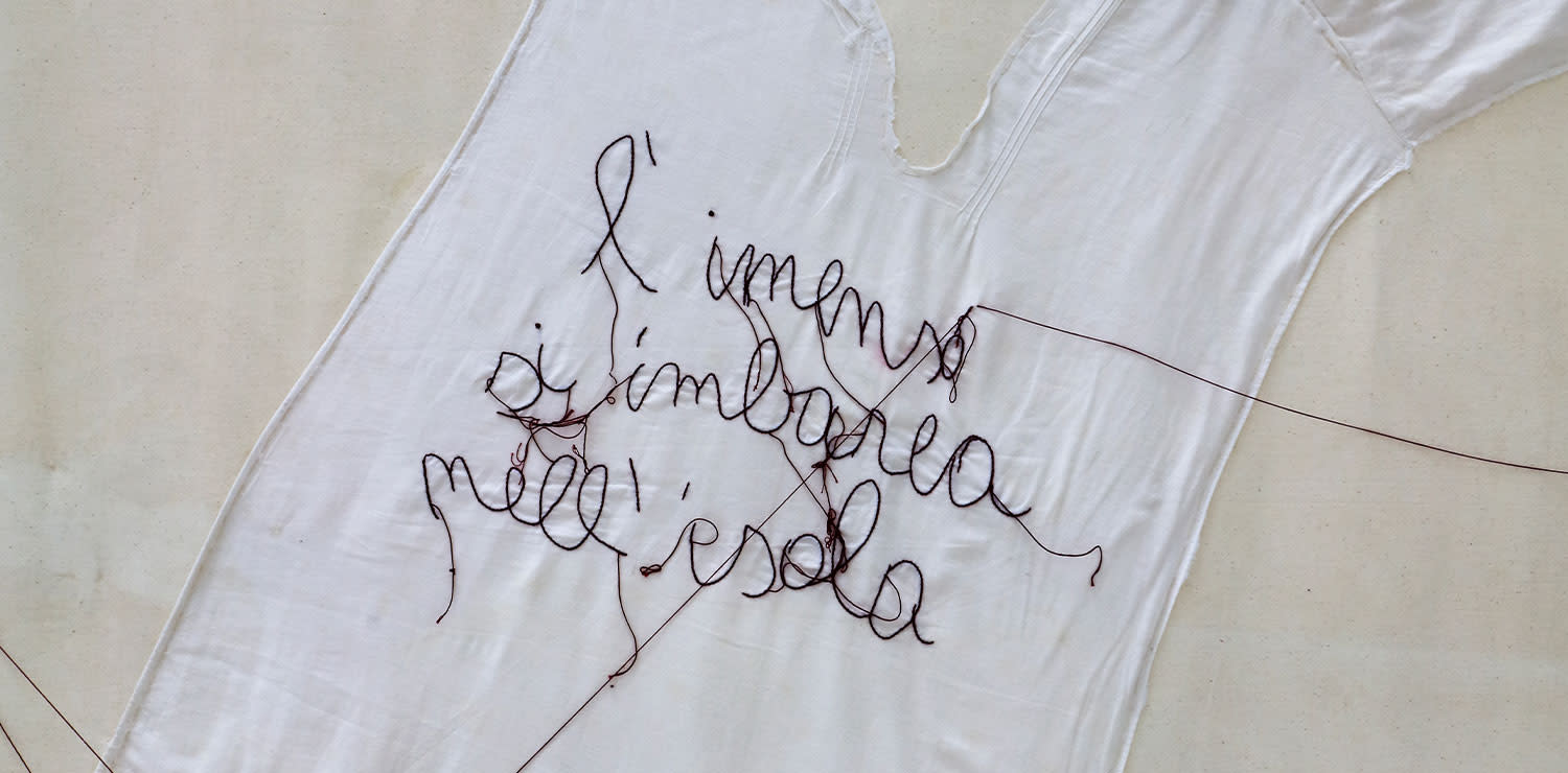 Antonio Marras e Maria Lai, Llencols de aigua, 2025 Magazzino Italian Art (ph. Marco Anelli)