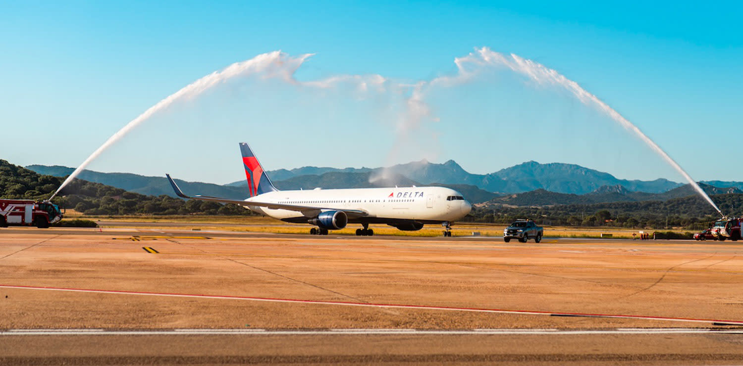 Delta Air Lines inaugura il primo volo diretto Olbia-New York