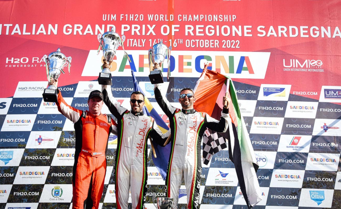 La tappa olbiese dell’F1H2O consacra il pilota Thani Al-Qemzi