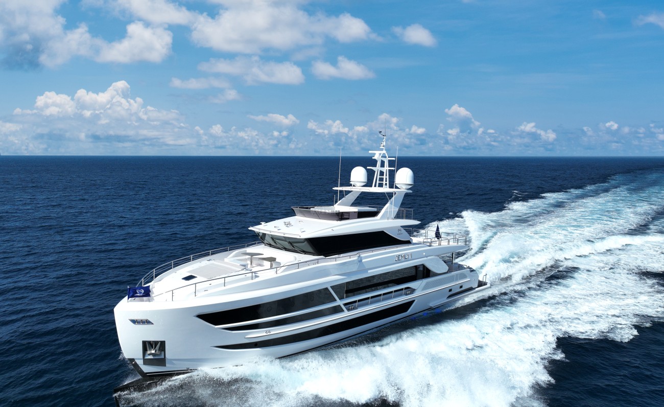 Yacht FD-100, spazio e intrattenimento