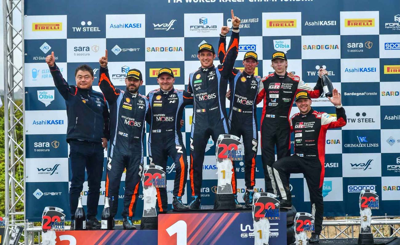 Rally Italia Sardegna, nonostante la pioggia cronaca di un successo